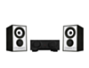 Mission 778X Stereo Amplifier & Mission 750 Bookshelf Speakers – Black