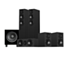 Wharfedale Diamond 12.3i HCP 5.1 Home Cinema Pack - Black with SW-10 Subwoofer