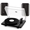 Pro-ject Debut Carbon Evo + Q Acoustic - Q Active 200 Speakers - Black Bundle