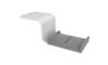 Kanto H/H - Under Desk Headphone Hook / Hanger - White