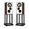 Mission 700 Bookshelf Speakers With Stands - Walnut