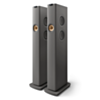 KEF LS60 Wireless Floorstanding Speakers - Titanium Grey