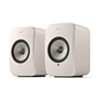 KEF LSX II LT Wireless HiFi Speakers (Pair) - Stone White  