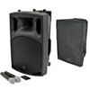 QTX QX12PA-PLUS Portable PA System with UHF USB SD FM & Bluetooth + Cover