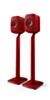 KEF S1 Speaker Floor Stand for LSX II (Pair) - Crimson Red