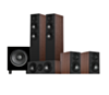 Wharfedale Diamond 12.3i HCP 5.1 Home Cinema Pack - Walnut with SW-10 Subwoofer