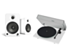 Pro-Ject T Line - T1 Evo Turntable + Kanto Audio YU6 Active Powered Bluetooth Studio Speakers - White