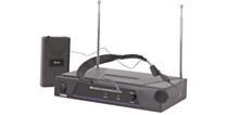 QTX Neckband Microphone VHF Wireless System