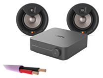 WiiM AMP PRO + 2 x JBL Studio 2 8IC – 2 Way 8" Premium In Ceiling Speakers