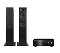 Yamaha A-S501 Hi-Fi Stereo Amplifier + JBL Stage 280F Floor Standing Speakers Package and 5 metres Classic 79 Strand