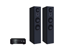 Yamaha A-S501 Hi-Fi Stereo Amplifier + Mission LX-6 MKII Floor Standing Speakers Package and 5 metres Classic 79 Strand