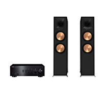 Yamaha A-S701 Hi-Fi Stereo Amplifier + Klipsch R-800F Floor Standing Speakers Package and 5 metres Classic 79 Strand