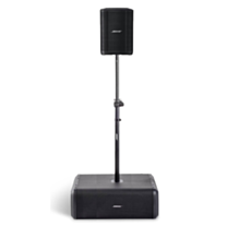 Bose S1 Pro + Adjustable Speaker Pole + Sub 2 Powered Bass Module