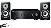 Yamaha A-S301 Amplifier Black &amp; NS-BP301 Black Speakers Bundle