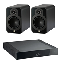 Naim Ci Uniti 102 Streaming Amplifier + Q Acoustics 5020 Bookshelf Speakers