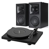 Pro-Ject Debut Carbon Evo - Satin Black + Klipsch - The Fives Speaker Bundle
