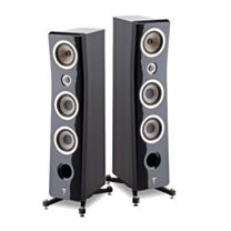 Focal Kanta No2 - 3-way Floorstanding Loudspeaker (Pair) - Black Lacquer/Black High Gloss