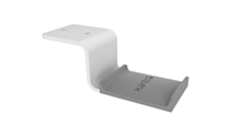 Kanto H/H - Under Desk Headphone Hook / Hanger - White