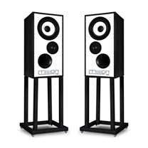 Mission 700 Bookshelf Speakers With Stands - Black 