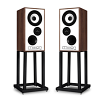 Mission 700 Bookshelf Speakers With Stands - Walnut