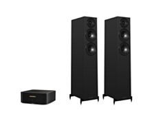 Marantz Model M1 – 2 Channel Wireless Streaming Amplifier + Wharfedale Diamond 12.3i Floor Standing Speakers Package and 5 metres Classic 79 Strand