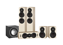 Dali Sonik 5 – 5.1 Speaker Package – Natural Oak with E-9F Black Satin