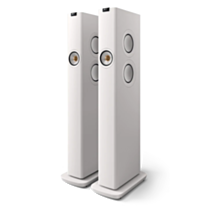 KEF LS60 Wireless Floorstanding Speakers - Mineral White