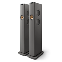 KEF LS60 Wireless Floorstanding Speakers - Titanium Grey