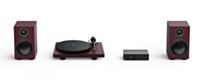 Pro-Ject Colourful Audio System 2 - Premium all-in-one Hi-Fi Solution - Wine Red Satin
