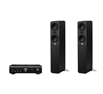 Denon PMA-600NE Integrated Amplifier + Q Acoustics 5040 Floor Standing Speakers Package and 5 metres Classic 79 Strand