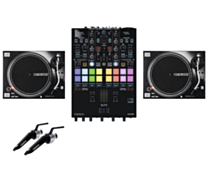 Twin Reloop RP-8000 MK2 + Reloop Elite + Reloop Ortofon Concorde Black Cartridge 