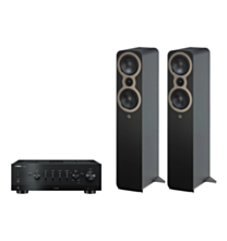 Yamaha R-N1000A High-End Network Receiver Amplifier + Q Acoustics 3050c Floor Standing Speakers Package and 5 metres Classic 79 Strand