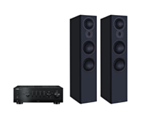 Yamaha R-N1000A High-End Network Receiver Amplifier + Mission LX-6 MKII Floor Standing Speakers Package and 5 metres Classic 79 Strand