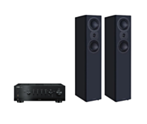Yamaha R-N1000A High-End Network Receiver Amplifier + Mission LX-5 MKII Floor Standing Speakers Package and 5 metres Classic 79 Strand