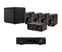 JBL MA510 5.2 8K AV Receiver + Q Acoustics 5010 5.1 Cinema Pack