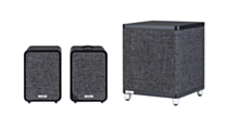 Ruark Audio MR1 MK3 Bluetooth Speaker System with RS1 Subwoofer Bundle - Charcoal