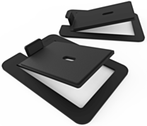 Kanto Audio S6 (Large) - Desktop Speaker Stands for YU6 & TUK Speakers (Pair) - Steel Black