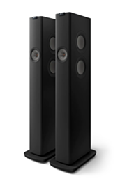 KEF LS60 Wireless Floorstanding Speakers - Carbon Black