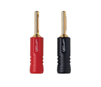 QED Screwloc ABS 4mm (25 red + 25 black)