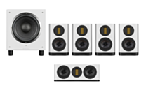 Wharfedale Evo 5.1 Surround Sound Bundle – White with SW-12 Subwoofer - White