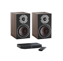 Dali Oberon 1 C + Sound Hub Compact - Dark Walnut