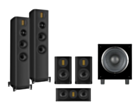 Wharfedale Evo 5.3 – 5.1 Surround Sound Bundle – Black with SW-12 Subwoofer - Black