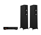 Audiolab 9000A Integrated Amplifier + Wharfedale Diamond 12.3i Floor Standing Speakers Package and 5 metres Classic 79 Strand