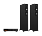 Audiolab 9000A Integrated Amplifier + Wharfedale Diamond 12.4i Floor Standing Speakers Package and 5 metres Classic 79 Strand