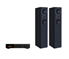 Audiolab 9000A Integrated Amplifier + Mission LX-5 MKII Floor Standing Speakers Package and 5 metres Classic 79 Strand
