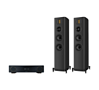 ARCAM A15+ Radia Plus Amplifier + Wharfedale Evo 5.3 Floor Standing Speakers Package and 5 metres Classic 79 Strand