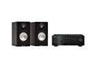 Yamaha R-N1000A Hi-Fi Network Receiver Amplifier + Monitor Audio Bronze 50 7G Bookshelf Speakers and 5m Classic 79 Strand