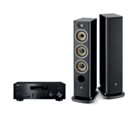 Yamaha R-N600A Network Receiver Amplifier + Focal Aria Evo X N2 Floor-Standing Speakers
