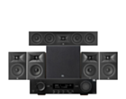 JBL MA310 5.2 4K AV Receiver + JBL Stage 240B 5.1 Speaker Package with 10” Subwoofer - Black