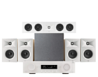 JBL MA310 5.2 4K AV Receiver + JBL Stage 250B 5.1 Speaker Package with 12” Subwoofer - White